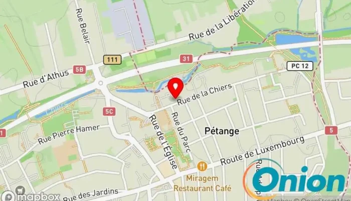Kaart vun HOME Energy Heizungsmonteur zu Pétange