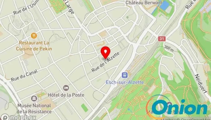 Kaart vun HOMECLEAN Hausreinigungsdienst zu Esch an der Alzette