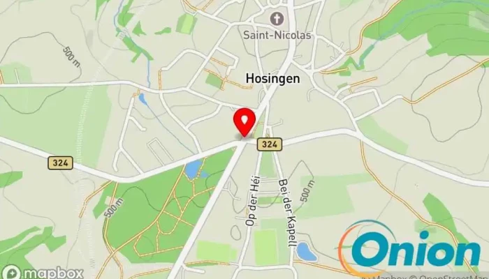 Kaart vun Hosingen  zu Parc Hosingen