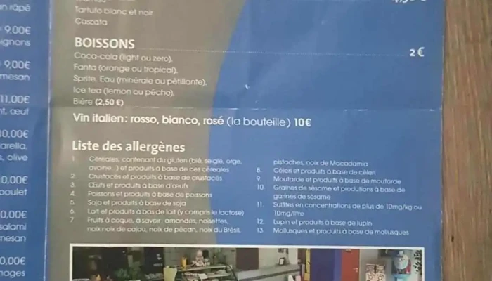Il Mangia -  Mangia Speisekarte - Esch An Der Alzette