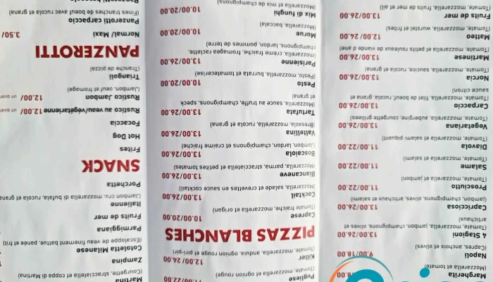 Il Triangolo Pizza Snack Speisekarte - Ettelbruck