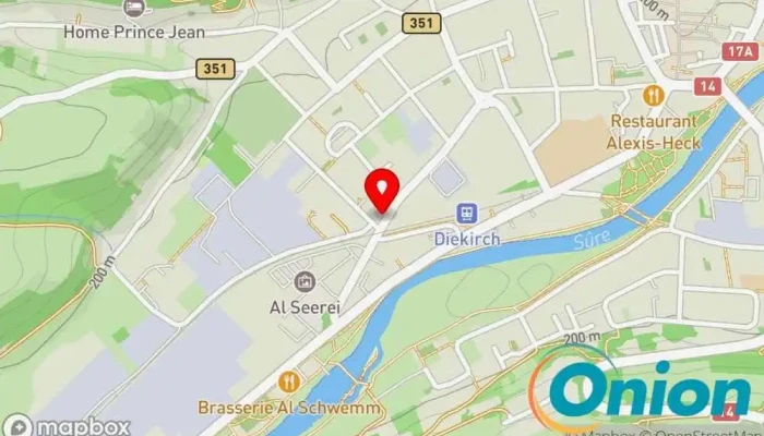 Kaart vun Industrie du Bois SA Holzhandlung zu Diekirch