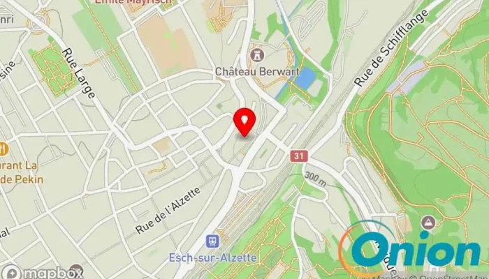 Kaart vun InfOmega - Esch sur Alzette Computergeschäft zu Esch an der Alzette