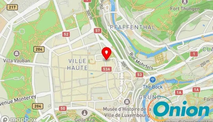 Kaart vun inside home&tailor Möbelgeschäft, Möbeltischler, Schrankmöbelhaus zu Luxemburg