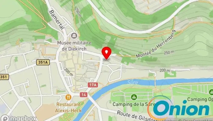 Kaart vun Inspection du Travail et des Mines Behörde zu Diekirch