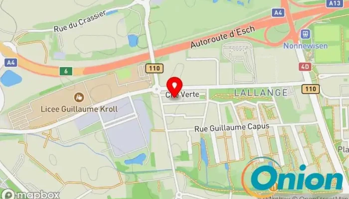 Kaart vun Isaclean Reinigungsdienst zu Esch an der Alzette