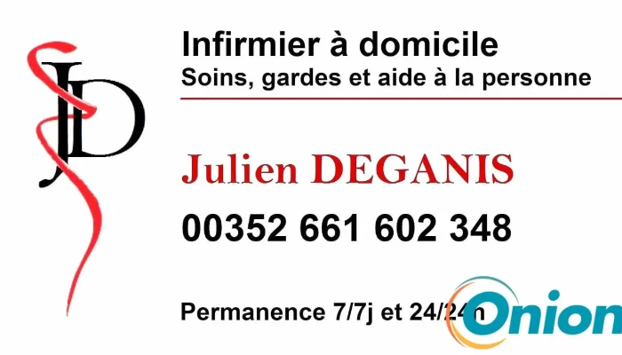 Julien Deganis Infirmier Et Soins A Domicile Vom Inhaber - Mamer