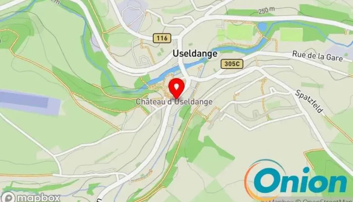 Kaart vun Kaufmann & Biesen s.a. Elektriker zu Useldingen