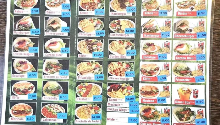 Kebab Ogourmet Ettelbruck Speisekarte - Ettelbruck