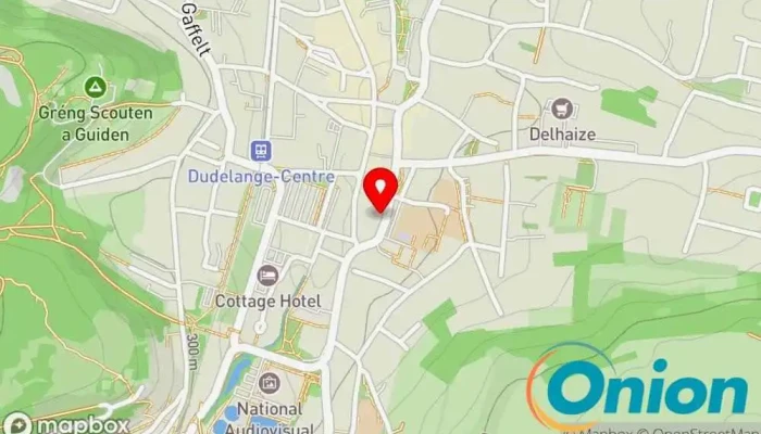Kaart vun Kirby Sàrl Staubsaugergeschäft zu Dudelange