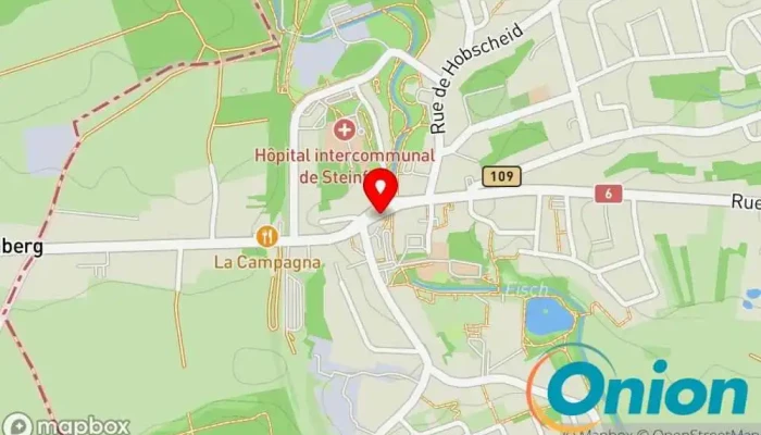 Kaart vun KM Garden - Aménagement extérieur et entretien de parcs & jardins au Luxembourg Gartenbauer, Gärtner zu Steinfort
