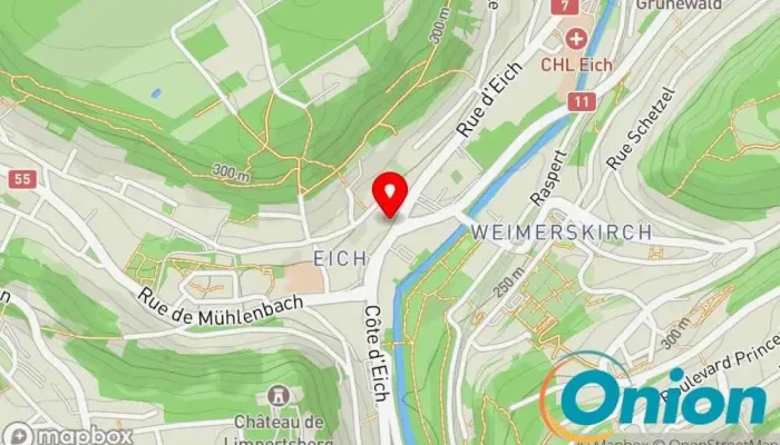 Kaart vun Koesio Luxembourg Telekommunikationsanbieter, IT-Berater, Computersicherheitsdienst, Computersupport und -dienste zu Luxemburg
