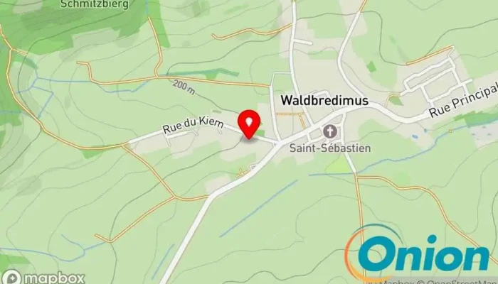 Kaart vun Le Jardin Fleuri Nature et Art Blumengeschäft zu Bous-Waldbredimus