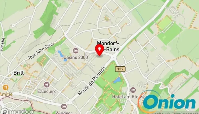 Kaart vun Le Manège Buffet-Restaurant zu Bad Mondorf