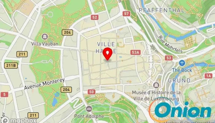 Kaart vun Le Plëss Restaurant zu Luxemburg