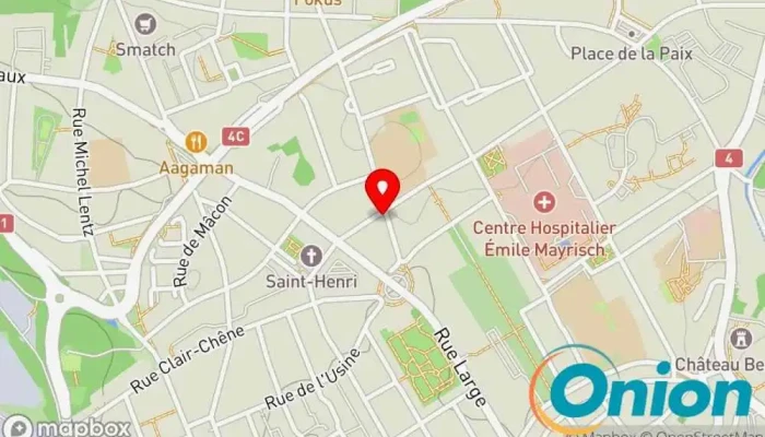 Kaart vun LEDYS Food Pizza-Lieferdienst, Fast-Food-Restaurant zu Esch an der Alzette