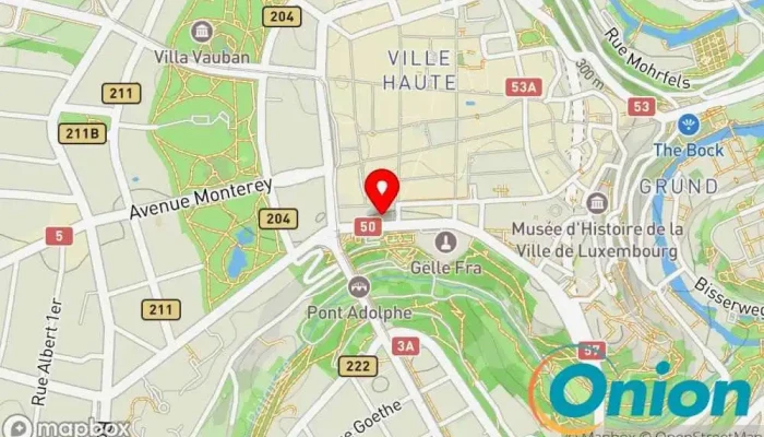 Kaart vun LEO (Luxembourg Energy Office) S.A. Ökoenergieanbieter, Stromversorgungsunternehmen, Gasversorgungsunternehmen zu Luxemburg