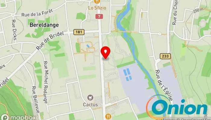 Kaart vun Lio's Burger Restaurant zu Walferdingen
