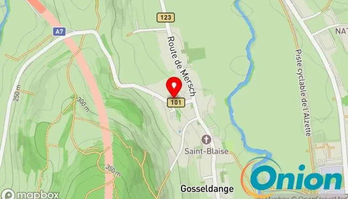 Kaart vun LITA Services Hausmeisterservice zu Lintgen