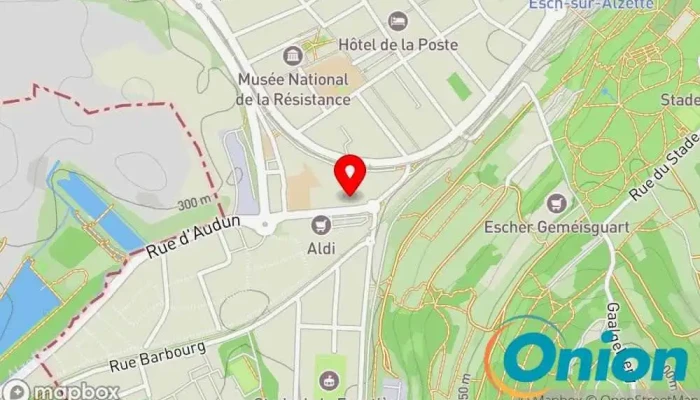 Kaart vun Lmn concept sarl Wohnungsbauunternehmen zu Esch an der Alzette