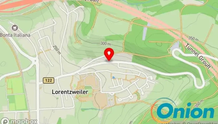 Kaart vun LORENTZWEILER, rue de Blaschette Bushaltestelle zu Lorentzweiler