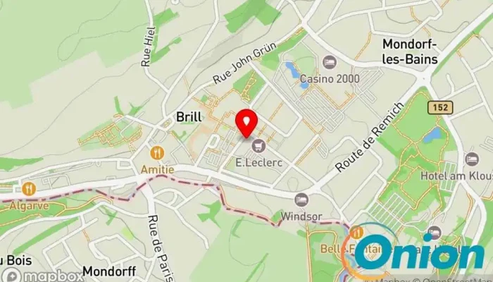 Kaart vun Lucie Pressing Sàrl Chemische Reinigung zu Bad Mondorf