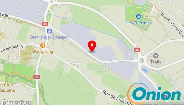 Kaart vun Lux-Cogeba Bauunternehmen zu Bertrange