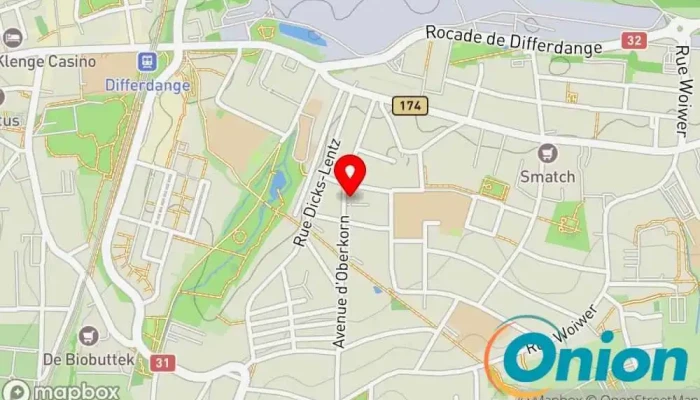 Kaart vun Lux Heating Heizungsmonteur zu Differdange