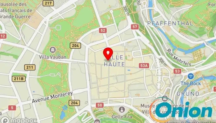 Kaart vun Luxembourg Online Telekommunikationsanbieter, Anbieter von Glasfaserprodukten, Internetanbieter zu Luxemburg