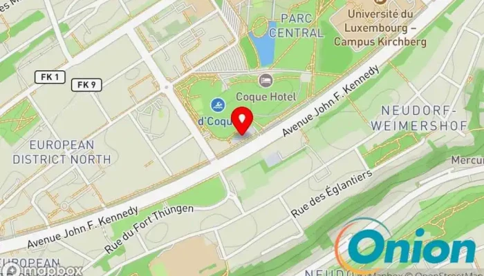Kaart vun LuxEnergie SA Ökoenergieanbieter, Klimaanlagenanbieter zu Luxemburg