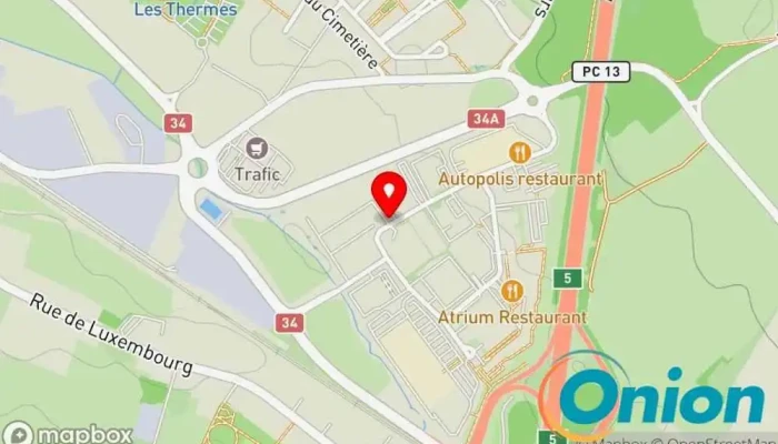 Kaart vun Luxnet Cleaning Services SARL Reinigungsdienst, Hausmeisterservice, Fensterreinigungsdienst zu Bertrange