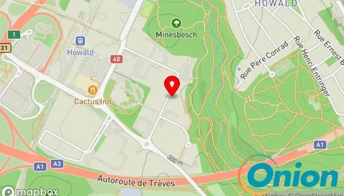 Kaart vun MackNet Softwareentwickler/-hersteller, IT-Berater, Web-Hosting-Unternehmen zu Hesperingen