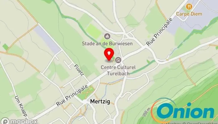 Kaart vun Maison Relais Mertzig - arcus asbl Kinderbetreuungseinrichtung, Kindertagesstätte, Bildungseinrichtung zu Mertzig