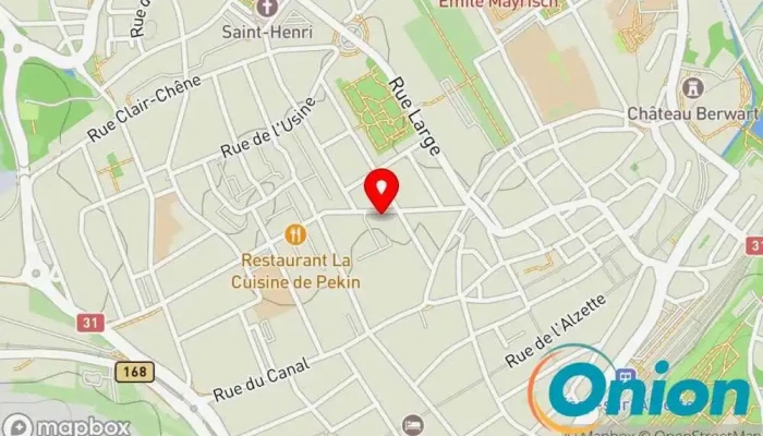 Kaart vun Malik Menuiseries Sàrl Fensteranbieter zu Esch an der Alzette