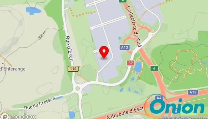 Kaart vun MAM Gradnje D.O.O Bauunternehmen zu Sanem