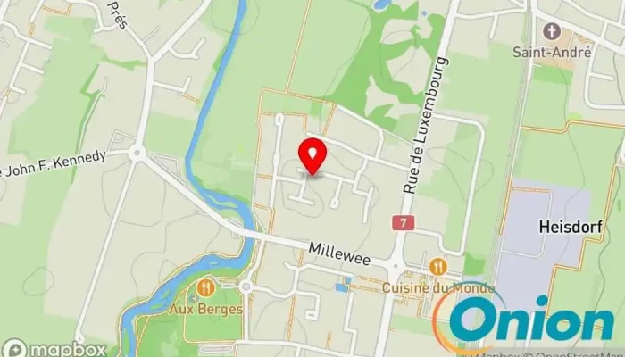 Kaart vun Manuel Machado Sàrl Gartencenter, Auftragnehmer, Garten, Gartenmöbelgeschäft, Gärtner, Gartenbauer, Anbieter von Mutterboden, Betrieb für Baumarbeiten zu Steinsel