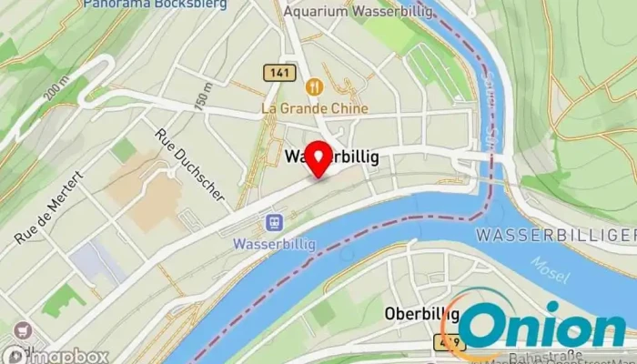 Kaart vun Manufacture Gorgeneck Treppenbauunternehmen zu Mertert