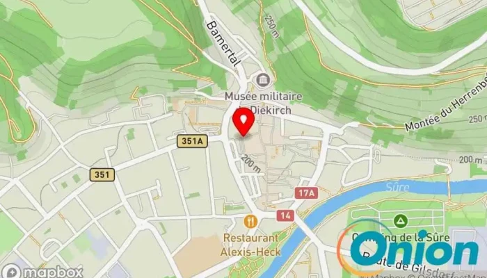 Kaart vun Margreitchen Geschäft zu Diekirch