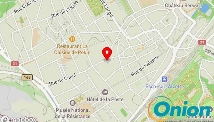 Kaart vun Maxim Pasta Sàrl Pastaladen zu Esch an der Alzette