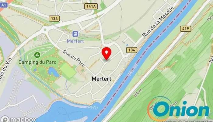 Kaart vun Menuiserie Faber et Fils Sàrl Möbelgeschäft zu Mertert