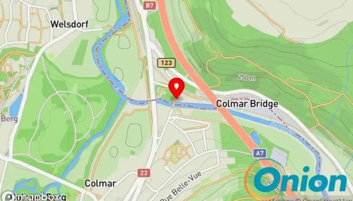 Kaart vun Menuiserie Heirens Innenarchitekt zu Colmar-Berg