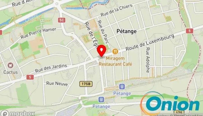 Kaart vun Menuiserie Poncin SàRL Möbeltischler zu Pétange