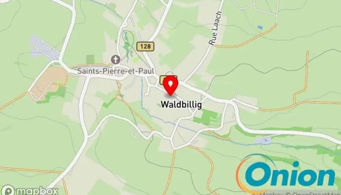 Kaart vun Menuiserie Robert Baden Sàrl Möbelgeschäft zu Waldbillig