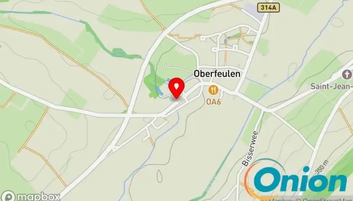 Kaart vun Mergen Fernand Versicherungsagentur zu Feulen