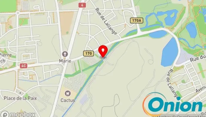 Kaart vun Metzeschmelz Historische Sehenswürdigkeit zu Esch an der Alzette
