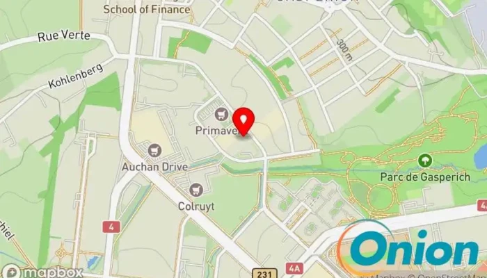 Kaart vun Miele Experience Center Luxembourg Fachgeschäft für Haushaltsgeräte, Reinigungsmittelanbieter, Fachhandel für Küchenbedarf, Kühlschrankgeschäft, Staubsaugergeschäft, Fachgeschäft für Waschmaschinen und Wäschetrockner zu Luxemburg