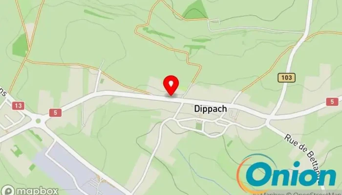 Kaart vun Mobilier Jardin SA Gartenmöbelgeschäft zu Dippach