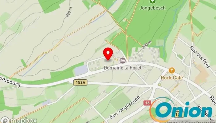 Kaart vun Moes Frères G. Moes & Cie, succ. s.à r.l. Gartenmöbelgeschäft, Gasflaschenanbieter, Farbenfachgeschäft zu Remich