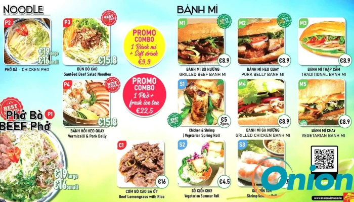 Moien Vietnam -    Authentic Vietnamese Restaurant Speisekarte - Esch An Der Alzette
