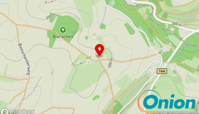 Kaart vun M.S Biergarten zu Lenningen
